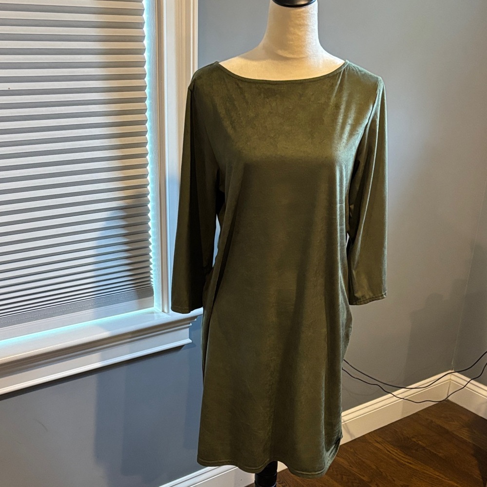 Viereck  Olive Green Women's Dress